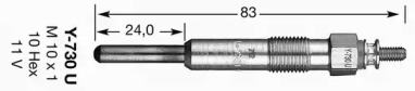 Свеча накаливания (NGK: 2273)